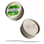 Both sides of the hemp grinder in the air