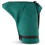 Green Puffco Journey Bag on white background