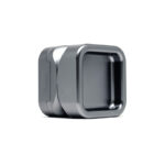 Grey Krush Kube 3.0 aluminium herb grinder side view