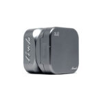 Krush Kube 3.0 grey grinder angled to show cube-shaped body