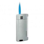 Maxim lighter with blue flame lit