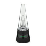 Puffco Peak Onyx front-facing product image with glass attachment