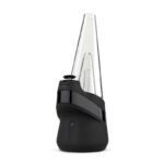Puffco Peak Onyx side profile with glass attachment