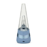 Puffco Peak Sky front-facing product image with clear glass attachment