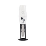 White OTTO grinder with cone tube front view