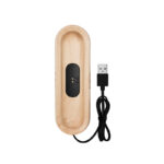 PAX charging tray with maple wood finish