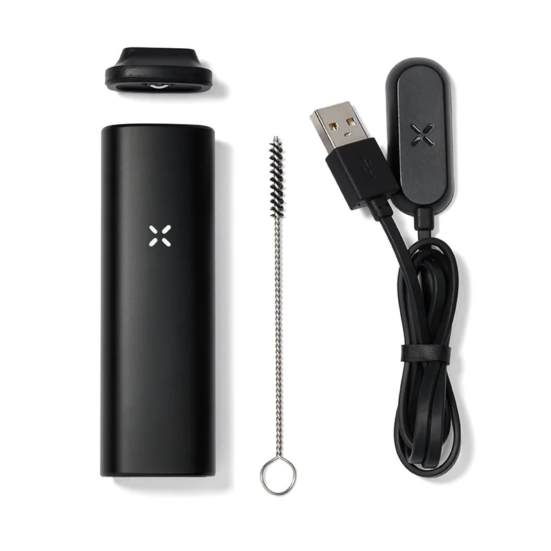 PAX Mini dry herb vaporizer in Onyx finish with charger