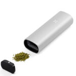 PAX Mini Silver finish angled view