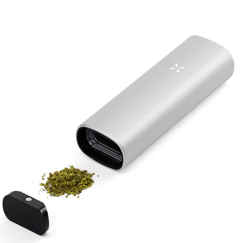 PAX Mini Silver finish angled view