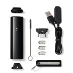 PAX Plus Black package with vaporizer, charger and accessories