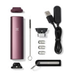PAX Plus Elderberry package with vaporizer, charger and accessories