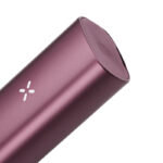 PAX Plus vaporizer in Elderberry shown from a side angle