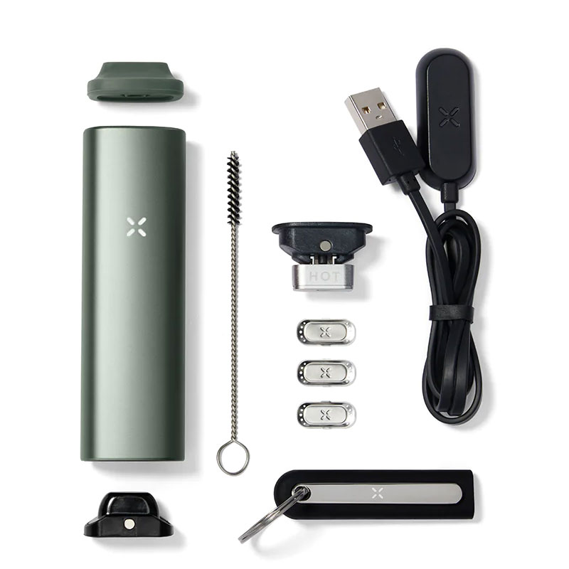 PAX Plus Sage package with vaporizer, charger and accessories