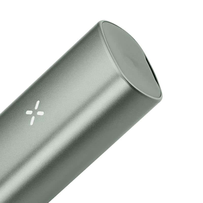 PAX Plus vaporizer in Sage shown from a side angle