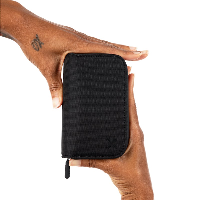 PAX smell-proof pocket case held in hand
