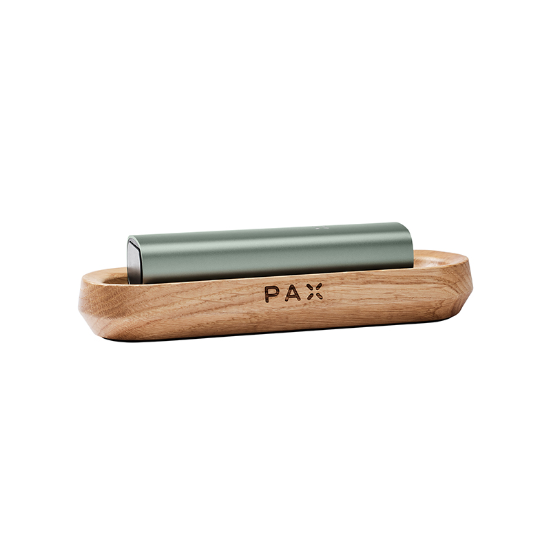 PAX white oak charging tray front view