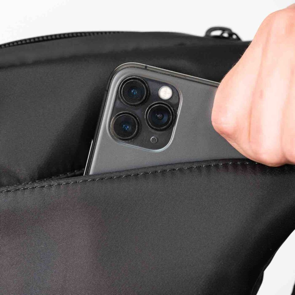 Puffco Journey Bag with smartphone storage pocket