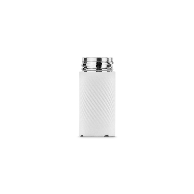 Puffco Plus dab pen in Pearl finish side profile