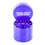 purple 4 piece medium grinder