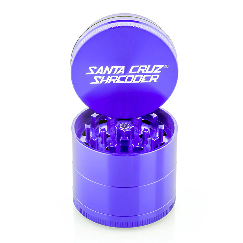 purple 4 piece medium grinder