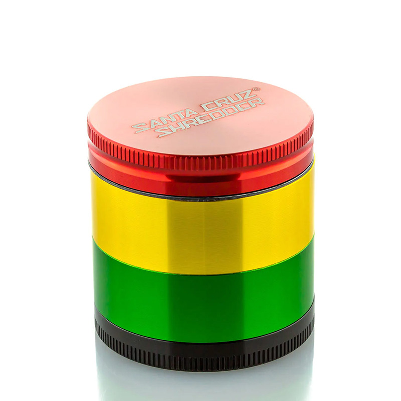 Santa Cruz Shredder medium 4 piece grinder rasta