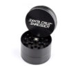 Black Santa Cruz Shredder 3-Piece Grinder Medium open on a white background