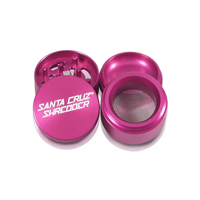 Small green Santa Cruz Shredder 4 piece grinder