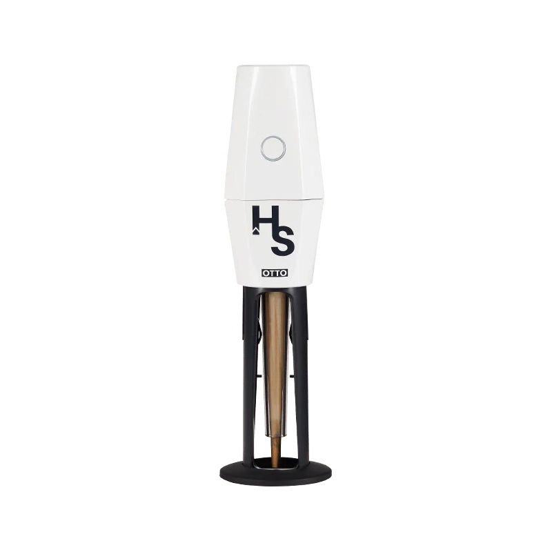 White OTTO herbal grinder standing upright