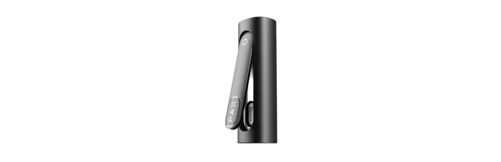 PAX Flow Onyx vaporizer on white background