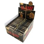 Bulk box of RAW Slim Cones for display or storage.