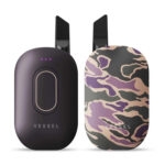 Vessel Compass in Sahara purple camo showing the unique textured finish and protected cartridge design