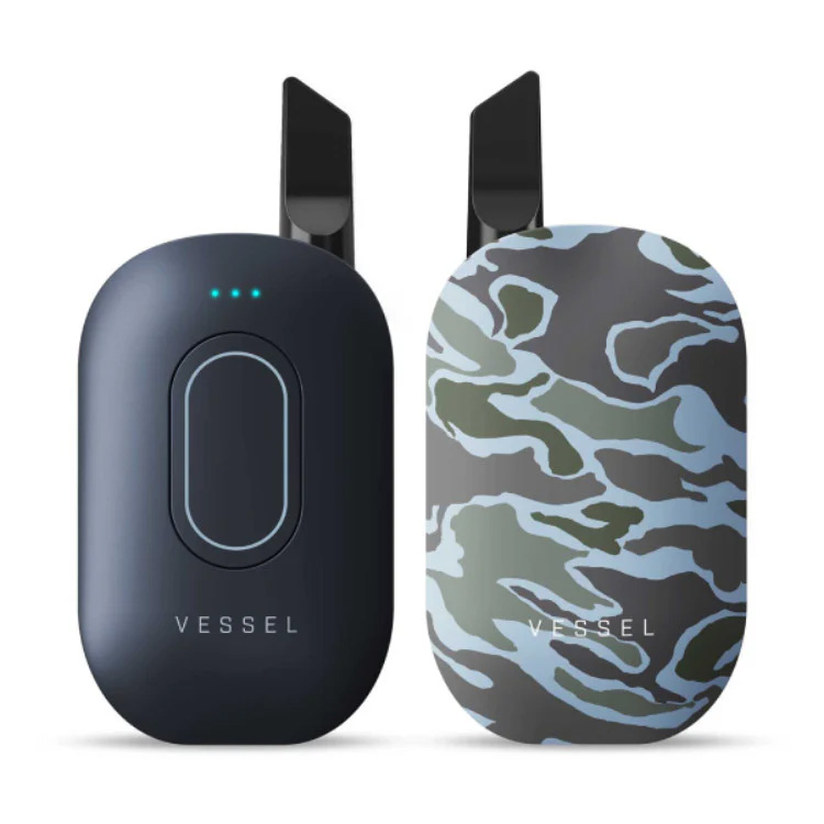 The Vessel Compass in Tundra, featuring a warm sand tan finish and compact design