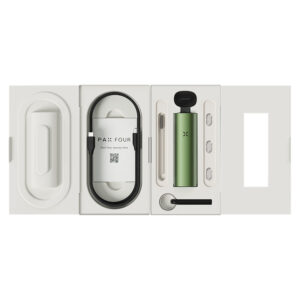 open retail box showing pax 4 and contents