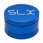 Blue SLX BFG Grinder closed and compact.