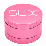Flamingo Pink SLX BFG Grinder closed and compact.