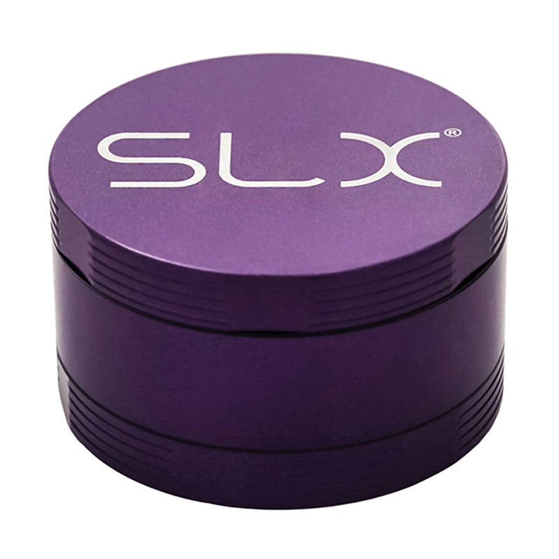 Purple SLX BFG Grinder closed and compact.