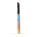 Iridescent Vessel Core 510 vape pen with rainbow reflective coating.
