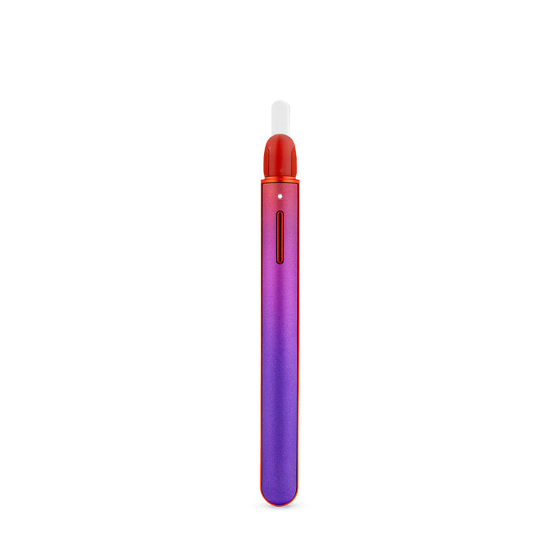 Front view of the Puffco Hot Knife Plasma with the ceramic loading tip uncovered
