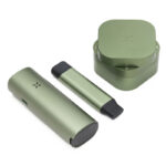 PAX 4 vaporizer with matching grinder and stash tube