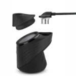 Puffco Peak Pro adapter setup with detachable magnetic connector and charging cable