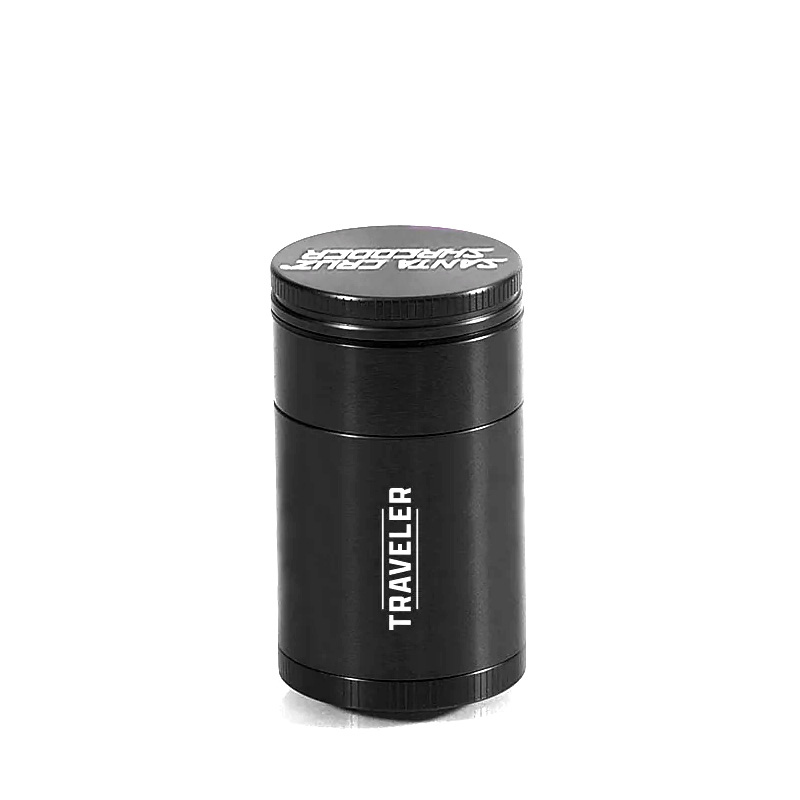 black SCS traveler herb grinder