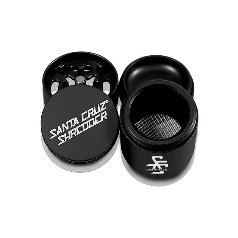 Black Santa Cruz Shredder Traveler grinder open