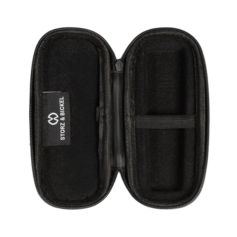 Open black Storz and Bickel Veazy case