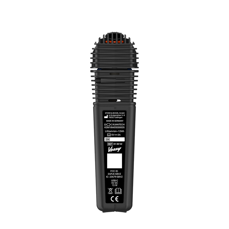 back view of the veazy black colour