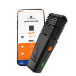 the veazy app on the phone next to the vape