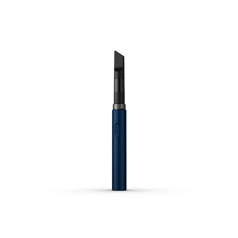 Navy blue Vessel Core 510 vape battery with matte texture.