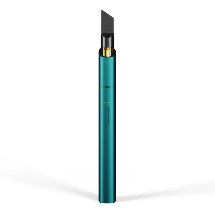 Teal Vessel Vista Edge 510 cartridge battery with sleek portable profile.