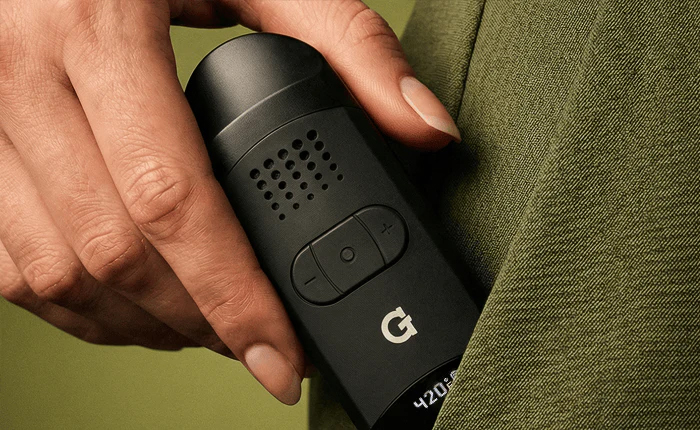 G Pen Dash 2 compact dry herb vaporizer with OLED display