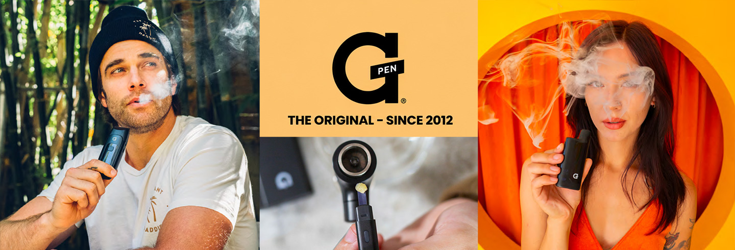 a banner for gpen showing the different vaporizers
