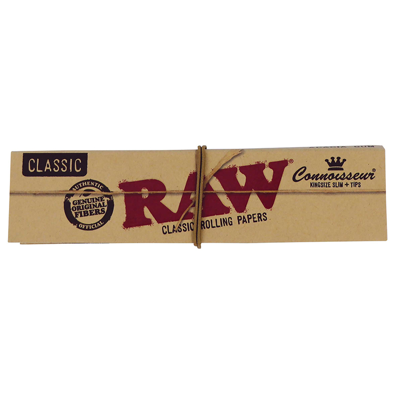 RAW Connoisseur Plus Tips single pack on white background